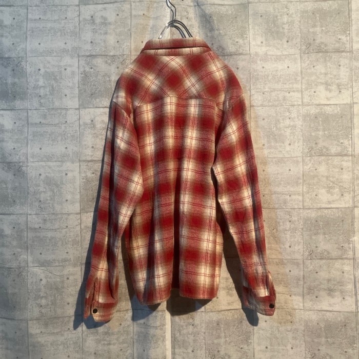 80s shadow check flannel shirt | Vintage.City 古着屋、古着コーデ情報を発信