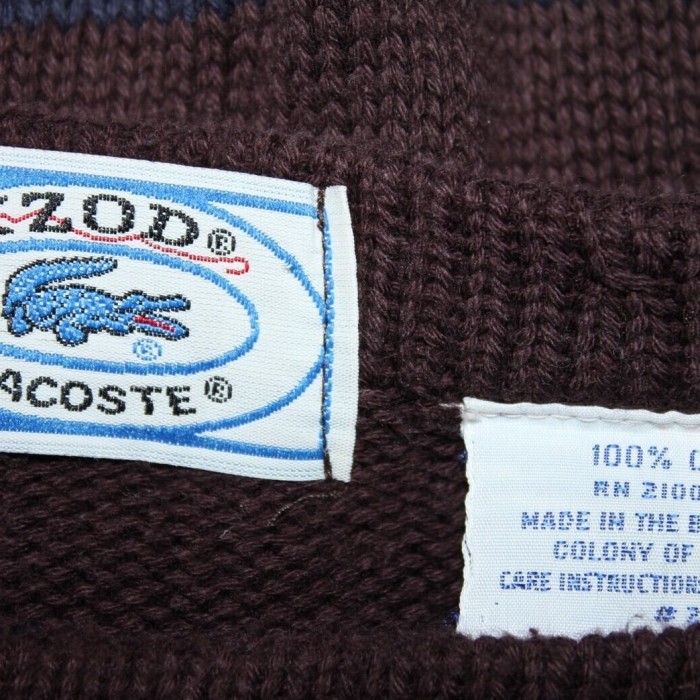 ~80s IZOD LACOSTE Boat Neck Cotton Sweat | Vintage.City 빈티지숍, 빈티지 코디 정보
