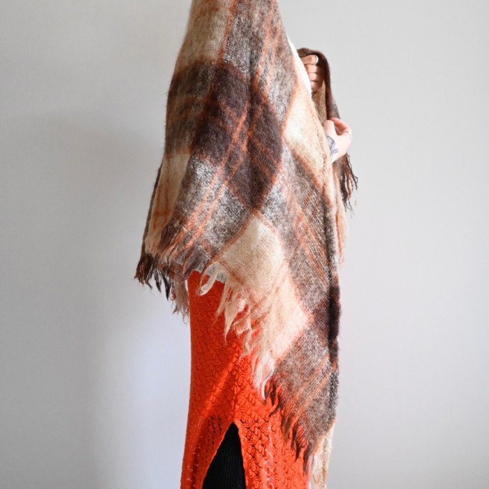check pattern stole | Vintage.City 古着屋、古着コーデ情報を発信