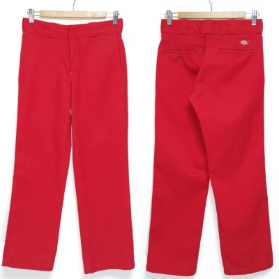 W28 L30 ディッキーズ DICKIES 874 ENGLISH RED 赤 | Vintage.City ヴィンテージ 古着