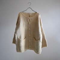 over size knit cardigan | Vintage.City 古着屋、古着コーデ情報を発信