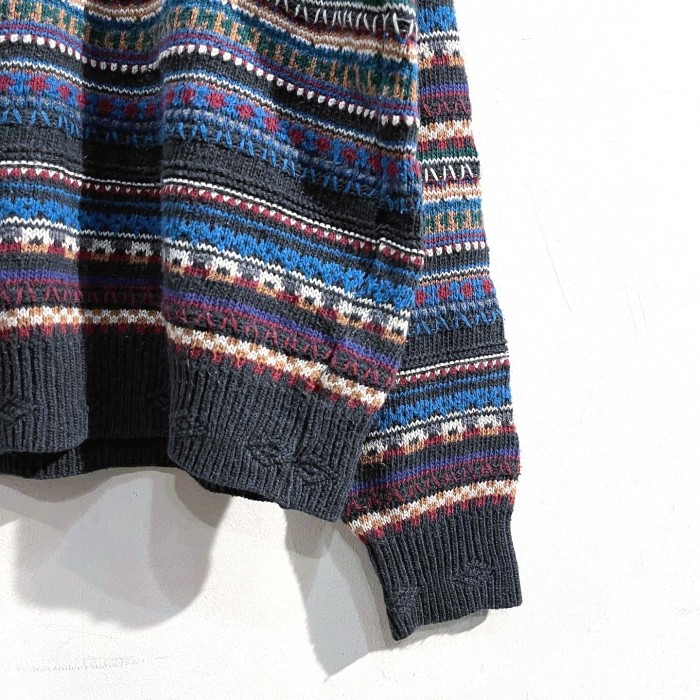 1990's unknown acrylic×cotton knit | Vintage.City 빈티지숍, 빈티지 코디 정보