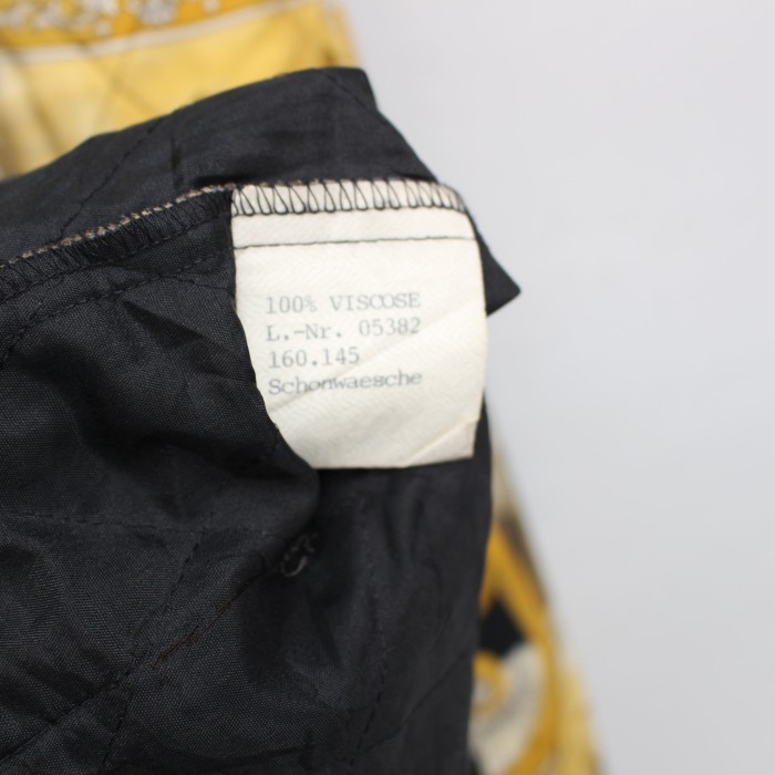 EU VINTAGE ヨーロッパ古着スカーフ柄オーバーサイズデザインジャケット | Vintage.City 古着屋、古着コーデ情報を発信