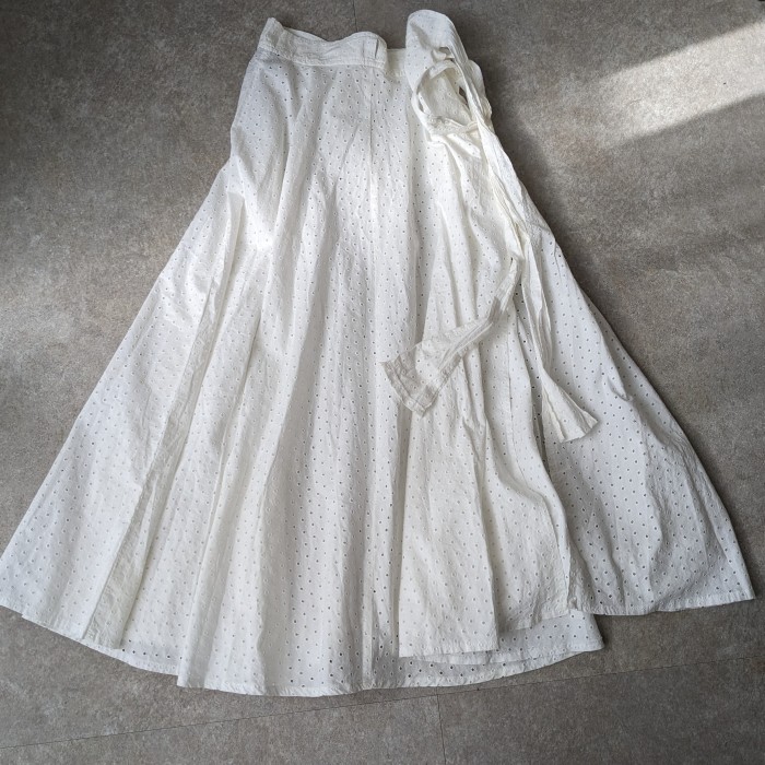 Cotton race wrap skirt | Vintage.City 古着屋、古着コーデ情報を発信