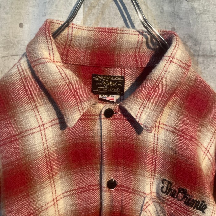 80s shadow check flannel shirt | Vintage.City 빈티지숍, 빈티지 코디 정보