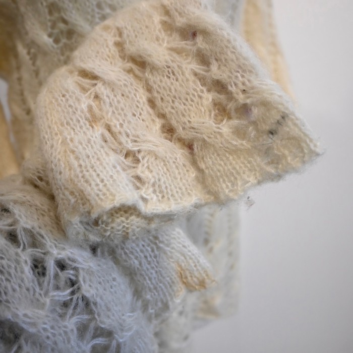 white design knit | Vintage.City 古着屋、古着コーデ情報を発信