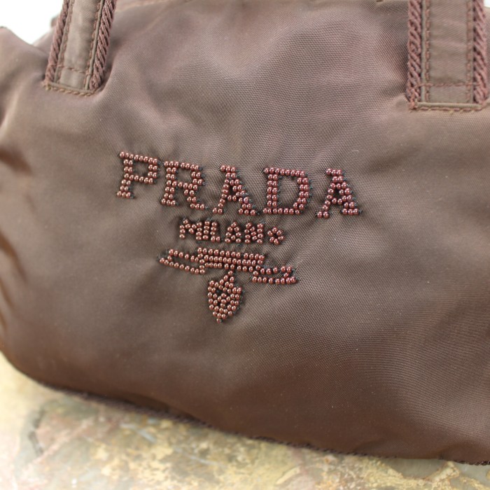 PRADA プラダロゴナイロンタッセルハンドバッグ | Vintage.City 古着屋、古着コーデ情報を発信