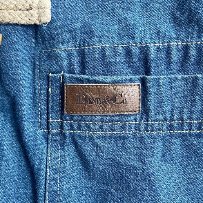 1990s Denim&co Denim Duffle Coat 【1X】 | Vintage.City 古着屋、古着コーデ情報を発信