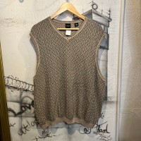 arrow cotton knit vest | Vintage.City ヴィンテージ 古着