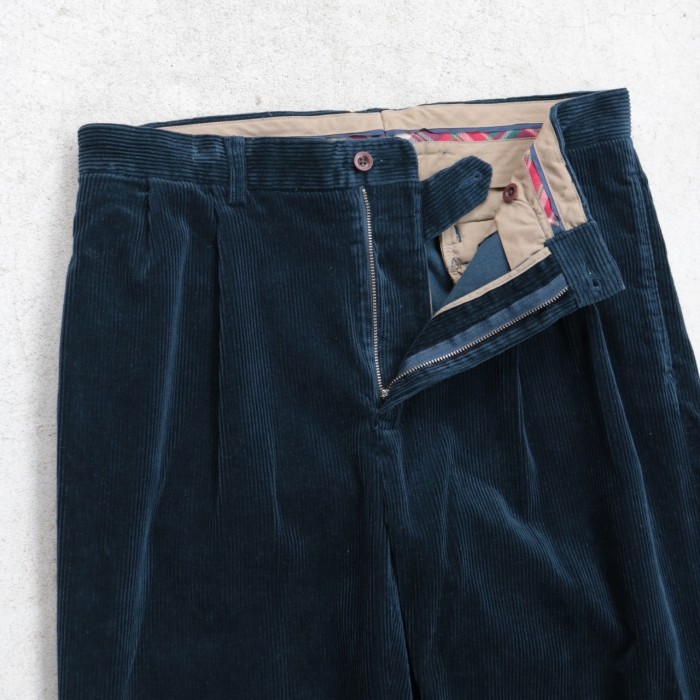 Vintage Ralph Lauren navy corduroy slack | Vintage.City 古着屋、古着コーデ情報を発信