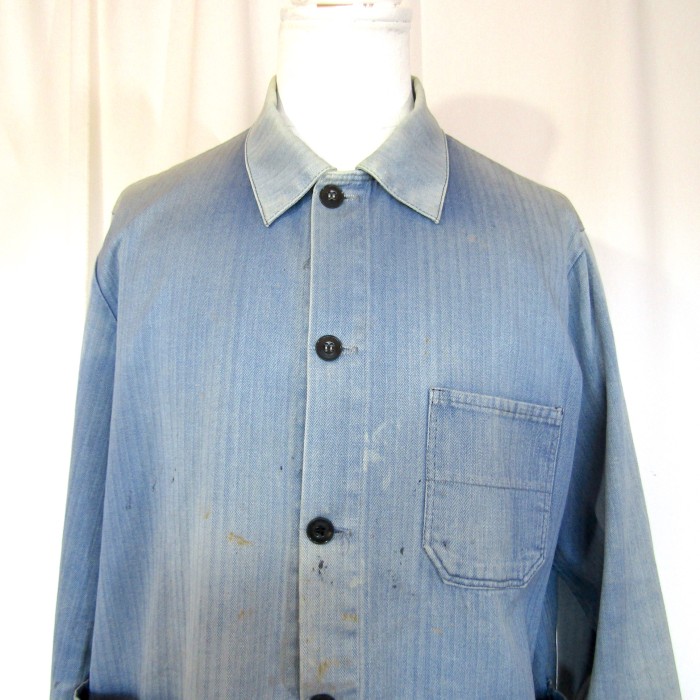 60's German Vintage Cotton Work jacket | Vintage.City 빈티지숍, 빈티지 코디 정보