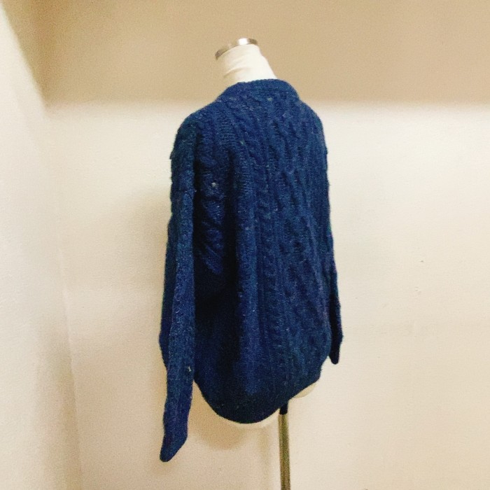 ヴィンテージ　長袖ニット　紺　ウール　英国製　vintage knit | Vintage.City 빈티지숍, 빈티지 코디 정보
