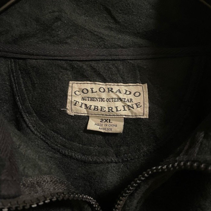 古着　フルジップフリースジャケット　ワンポイント刺繍 | Vintage.City 古着屋、古着コーデ情報を発信