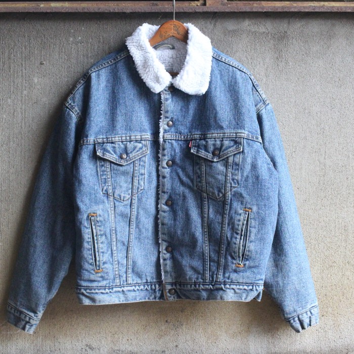 Levi's 70609 denim boa jacket デニムボアジャケット | Vintage.City Vintage Shops, Vintage Fashion Trends