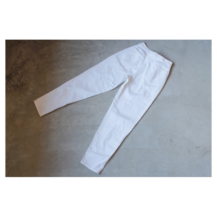 90s Chic white denim pants / ホワイトデニムパンツ | Vintage.City 빈티지숍, 빈티지 코디 정보