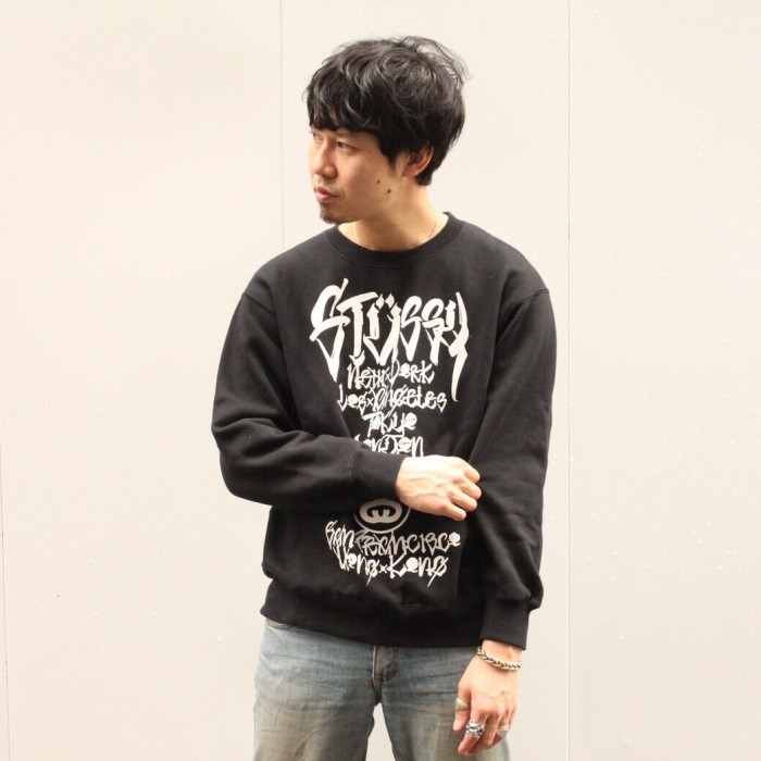 90s OLD STUSSY 両面Print Sweat Shirt USA製 | Vintage.City ヴィンテージ 古着