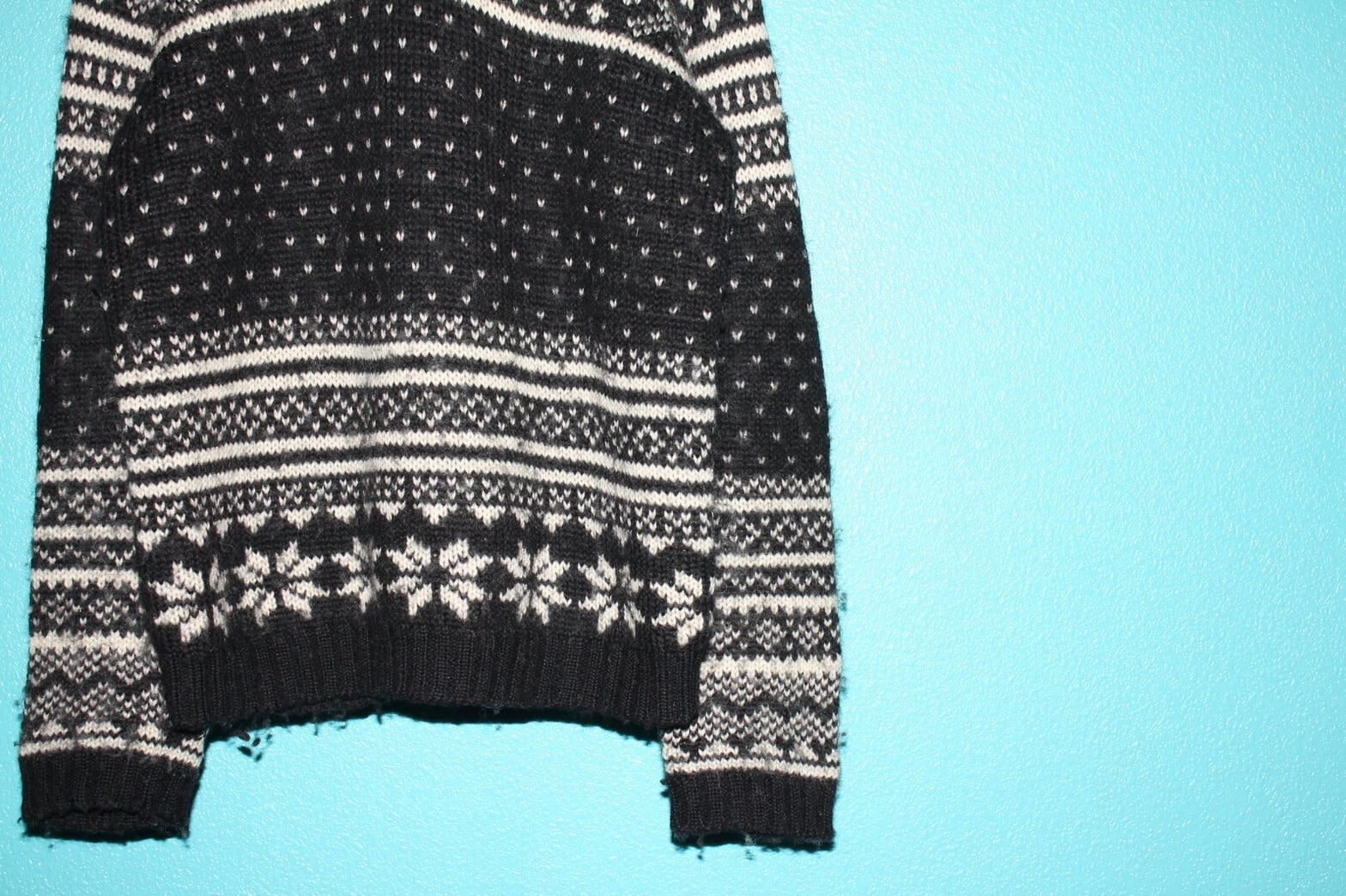 90s POLO SPORT Half-zip Nordic Sweater