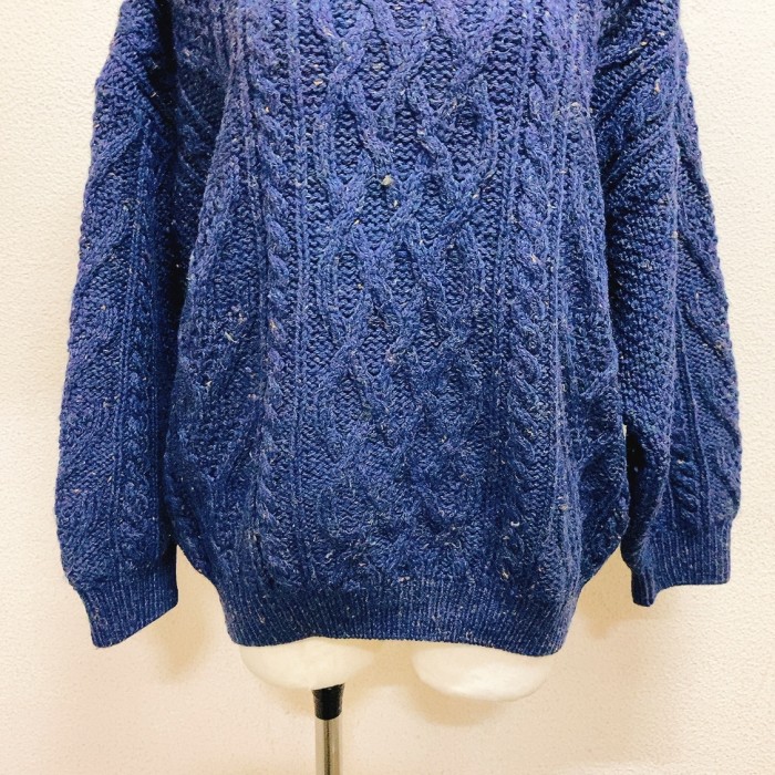 ヴィンテージ　長袖ニット　紺　ウール　英国製　vintage knit | Vintage.City 빈티지숍, 빈티지 코디 정보