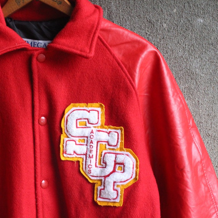 90's MECA stadium jacket | Vintage.City 빈티지숍, 빈티지 코디 정보