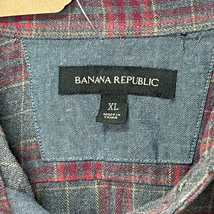 BANANA REPUBLIC   ヘビーネルシャツ　XL   コットン100% | Vintage.City 빈티지숍, 빈티지 코디 정보