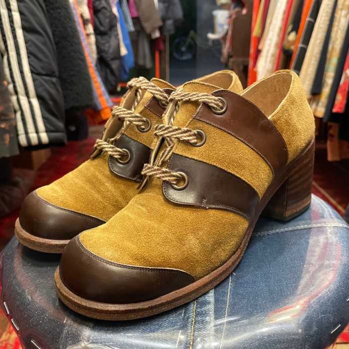 70s made in Spain #レザー スエード #靴 | Vintage.City 古着屋、古着コーデ情報を発信
