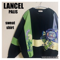 LANCEL オールド ランセル スウェット シャツ 刺繍 奇抜 デザイン | Vintage.City 古着屋、古着コーデ情報を発信