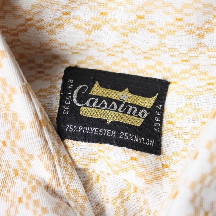 70s cassino multi pattern shirt | Vintage.City 古着屋、古着コーデ情報を発信
