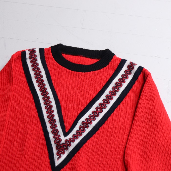 1970s Vintage Sweater Vライン | Vintage.City 古着屋、古着コーデ情報を発信