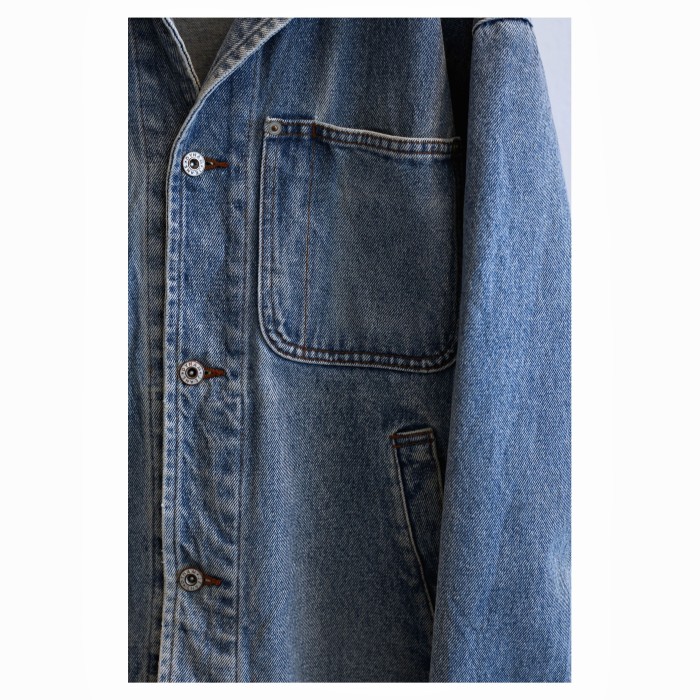 Vintage Pocketed Denim Jacket | Vintage.City 古着屋、古着コーデ情報を発信