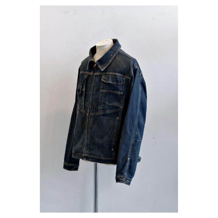 EURO Vintage Zipup Denim Jacket | Vintage.City 古着屋、古着コーデ情報を発信