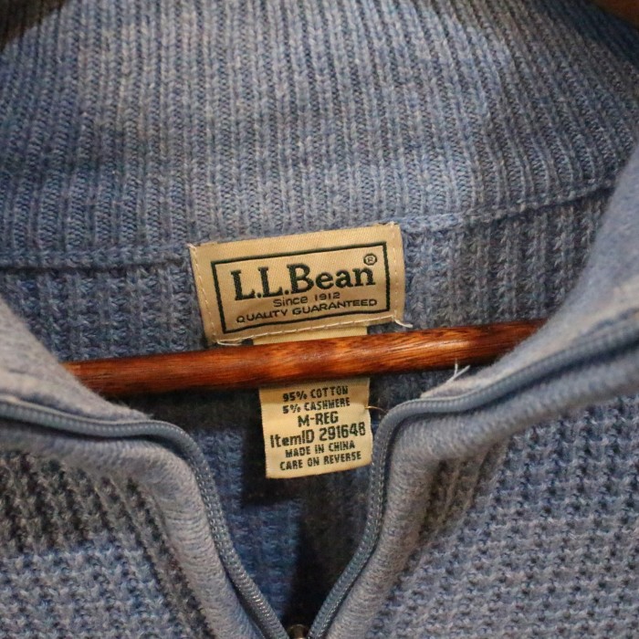 L.L.Bean waffle half zip sweater ハーフジップ | Vintage.City 빈티지숍, 빈티지 코디 정보