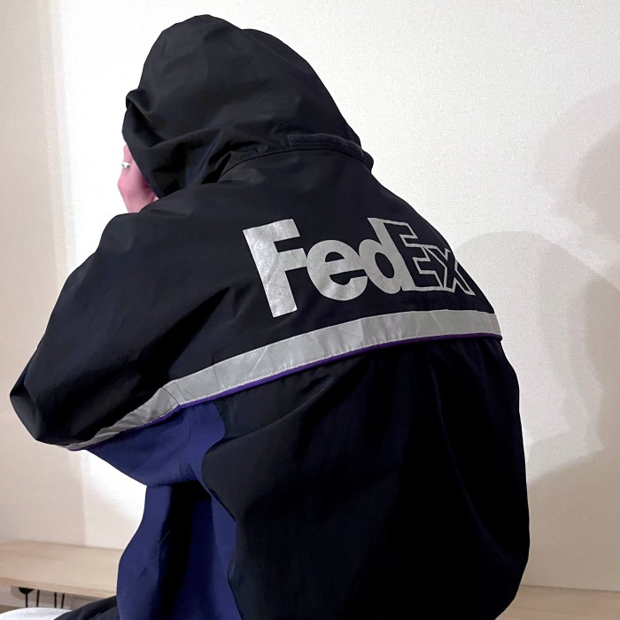 FEDEX Reflector Nylon Staff Jacket | Vintage.City 빈티지숍, 빈티지 코디 정보