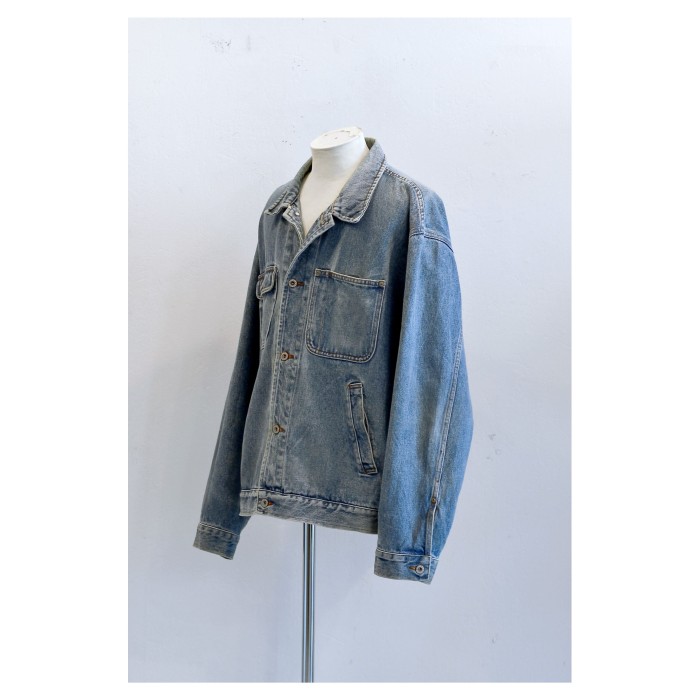 Vintage Pocketed Denim Jacket | Vintage.City 빈티지숍, 빈티지 코디 정보