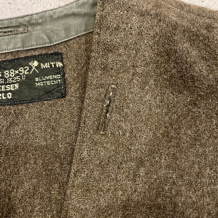 1960's"オランダ軍"ウールライナーベスト | Vintage.City 古着屋、古着コーデ情報を発信