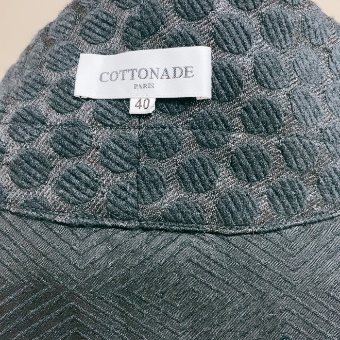 コトネード　ウールコート　黒　COTTONADE PARIS | Vintage.City 古着屋、古着コーデ情報を発信