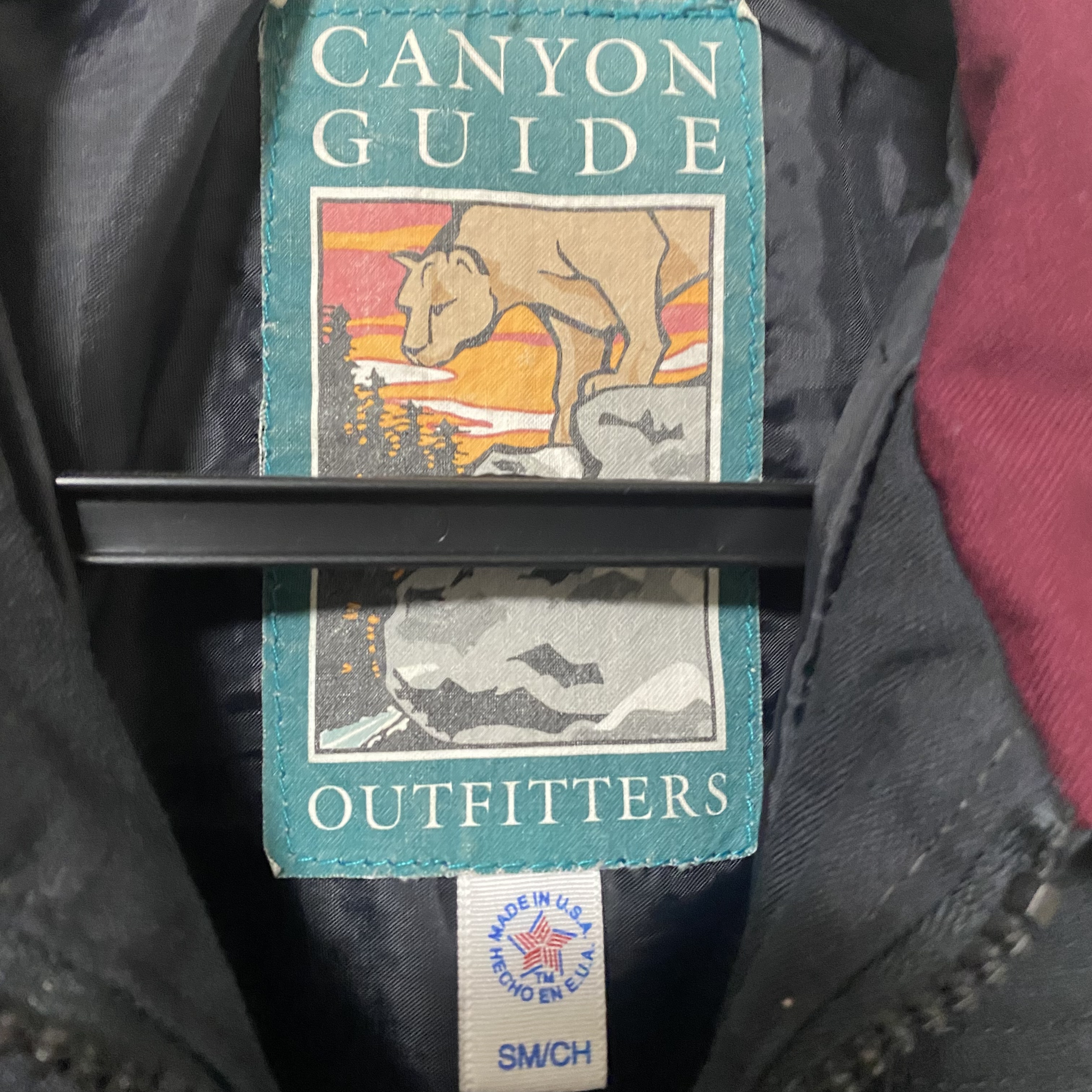 【80s】 CANYON GUIDE スイングトップ　ブルゾン　ネイティブ柄