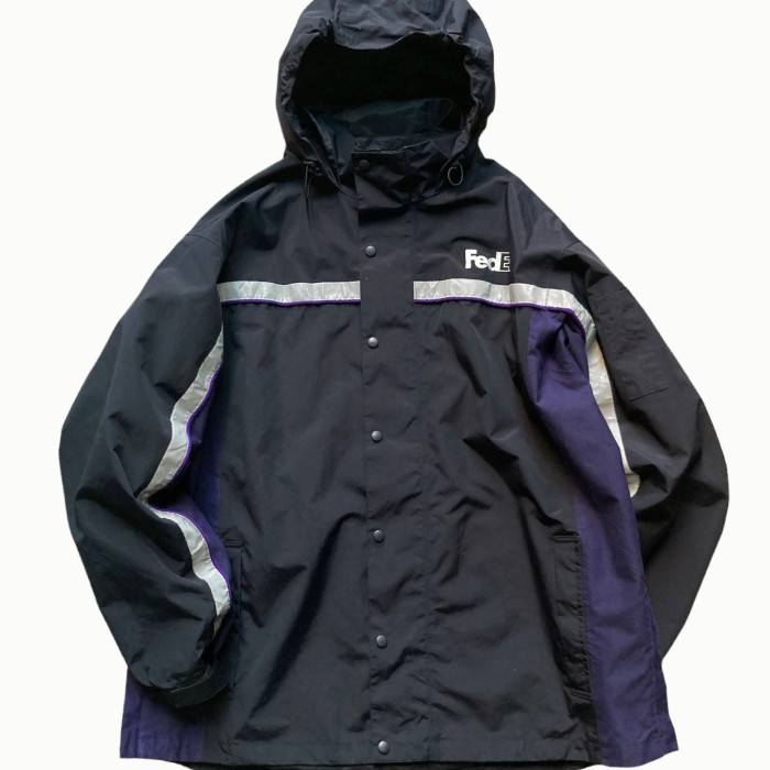 FEDEX Reflector Nylon Staff Jacket | Vintage.City 빈티지숍, 빈티지 코디 정보