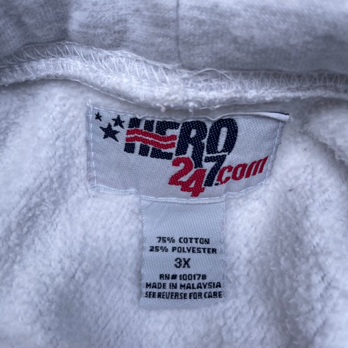 HERO247 “BLUE DEMON” リバースウィーブタイプパーカー | Vintage.City 古着屋、古着コーデ情報を発信