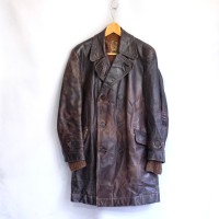 40s レザーダブルプレストコート　MADE IN GERMANY | Vintage.City ヴィンテージ 古着