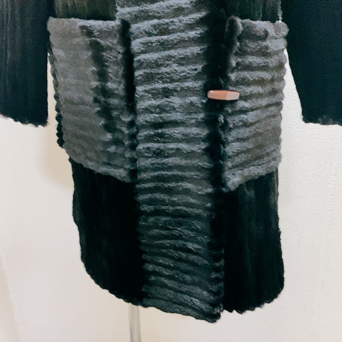 ヴィンテージ　ファーコート　黒　テン　vintage fur coat | Vintage.City 빈티지숍, 빈티지 코디 정보
