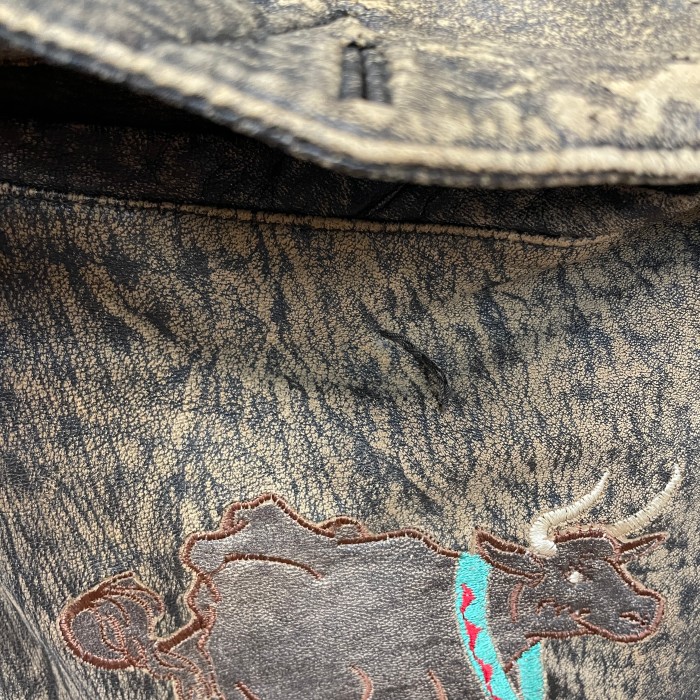Vintage leather jacket レザー　チロリアンジャケット | Vintage.City 古着屋、古着コーデ情報を発信