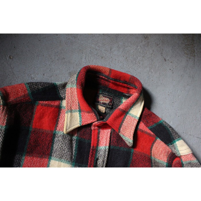 50's Woolrich buffalo plaid wool shirt | Vintage.City 古着屋、古着コーデ情報を発信