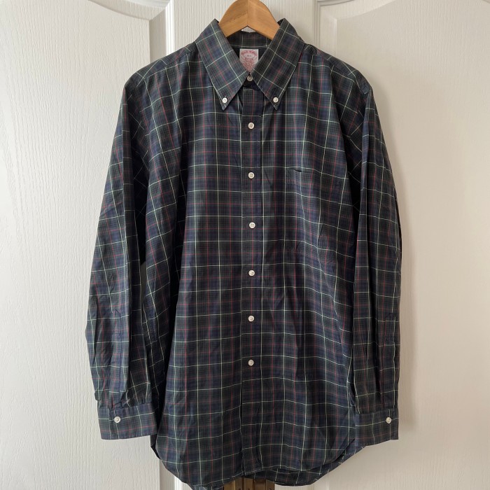 USA製 ブルックスブラザーズ チェック シャツ BDシャツ  XL 16 | Vintage.City 빈티지숍, 빈티지 코디 정보