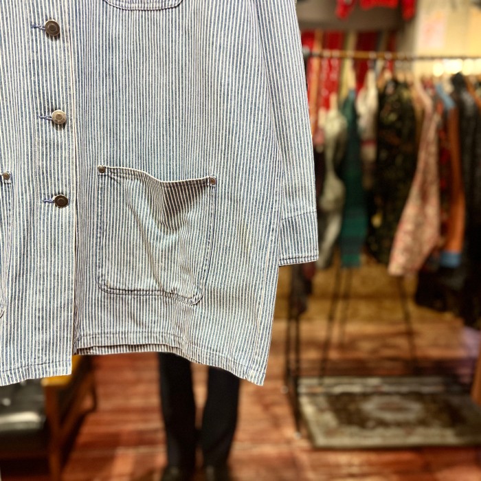 1990's Vintage Denim Hickory Coverall | Vintage.City Vintage Shops, Vintage Fashion Trends