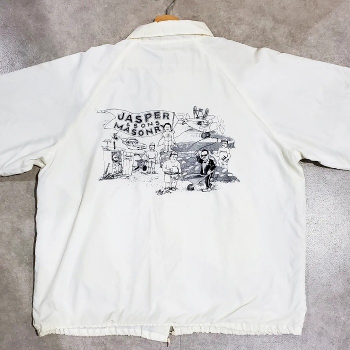 hartwell ハートウェル アメリカ製バクプリコーチジャケット ナイロン 白 | Vintage.City 古着屋、古着コーデ情報を発信