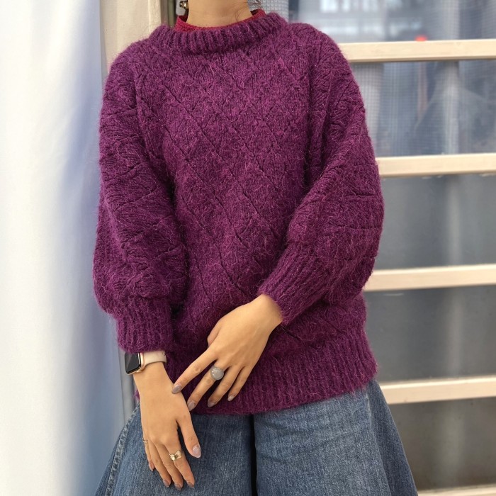 dolman sleeve knit | Vintage.City 빈티지숍, 빈티지 코디 정보