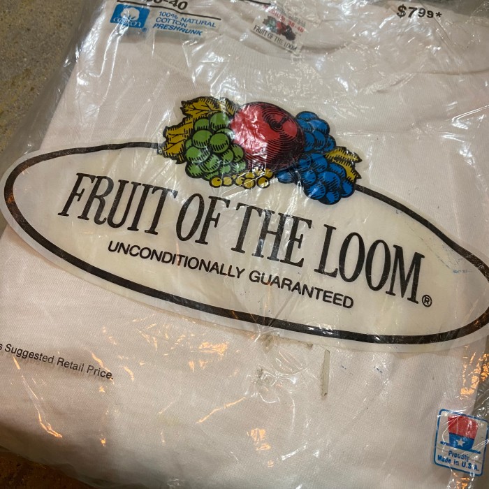 80s FRUIT OF THE LOOM pack tee | Vintage.City 古着屋、古着コーデ情報を発信