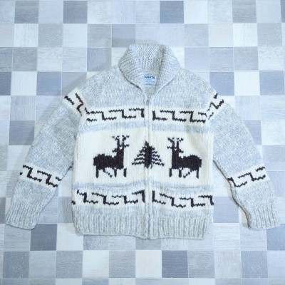 Kanata カナダ製 ウール ノルディック柄 カウチン ニット セーター | Vintage.City ヴィンテージ 古着