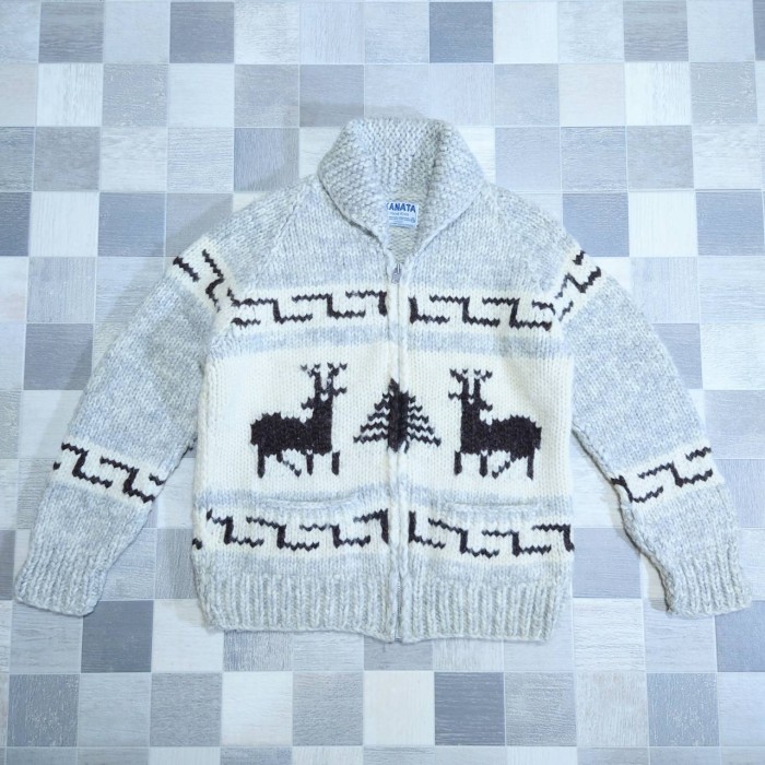 Kanata カナダ製 ウール ノルディック柄 カウチン ニット セーター | Vintage.City 빈티지숍, 빈티지 코디 정보