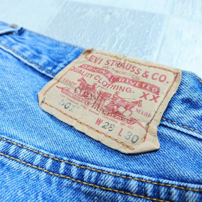00’s Levi's 501 デニム パンツ ライトインディゴ W28 L30 | Vintage.City 古着屋、古着コーデ情報を発信